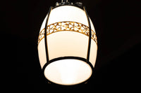 二色混じりのお花帯模様がお洒落な電笠 DC8218