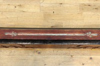 シンメトリーの彫刻柄が大正浪漫漂う艶色の綺麗な梁 DC8222