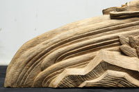 龍へと昇華する鯉の滝昇りを描いた立体彫刻が素晴らしい梁飾り DC8223ab 在庫(a:1 b:1)枚