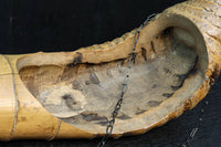 自然な竹の風合いある吊るし花器 DC8224