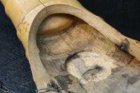 自然な竹の風合いある吊るし花器 DC8224