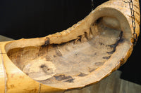 自然な竹の風合いある吊るし花器 DC8224