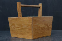 穏やかな杢目で落ち着いた雰囲気ある炭入れ DC8236