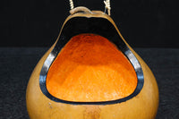 丸みがあり愛嬌あるふくべ細工のかぼちゃ型炭入れ DC8237