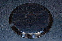 朱柄が映える黒色の丸盆 DC8247