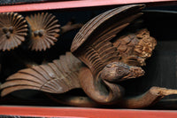 立体感のある彫刻が見栄えのする彫刻飾り DC8257abc 在庫(a:1 b:1 c:1)個