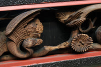 立体感のある彫刻が見栄えのする彫刻飾り DC8257abc 在庫(a:1 b:1 c:1)個