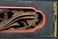 立体感のある彫刻が見栄えのする彫刻飾り DC8257abc 在庫(a:1 b:1 c:1)個