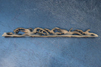 稀少!!可愛らしい波兎(なみうさぎ)の彫刻飾り DC8260a