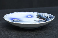 富士の頂きを望む風景を華やかに描いた中皿 DC8266 在庫5枚