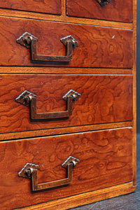 杢目の美しい味わいある針箱 DC8279