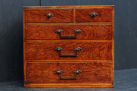 杢目の美しい味わいある針箱 DC8279