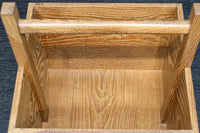 穏やかな杢目模様の持ち手付き炭入れ DC8289