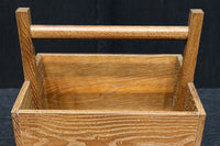 穏やかな杢目模様の持ち手付き炭入れ DC8289