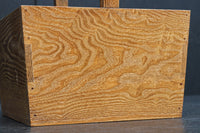 穏やかな杢目模様の持ち手付き炭入れ DC8289