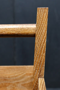 穏やかな杢目模様の持ち手付き炭入れ DC8289