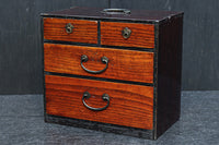 前面ツートンカラーでレトロ感溢れる針箱 DC8304