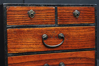 前面ツートンカラーでレトロ感溢れる針箱 DC8304