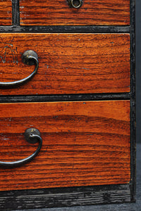 前面ツートンカラーでレトロ感溢れる針箱 DC8304