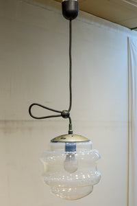 穏やかな雰囲気のクリアガラスの電笠 DC8307