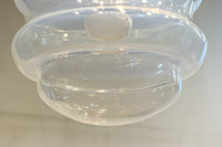 穏やかな雰囲気のクリアガラスの電笠 DC8307