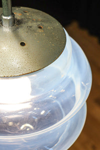 穏やかな雰囲気のクリアガラスの電笠 DC8307