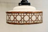 籠目編みの和モダンな竹フレームが素敵な電笠 DC8314