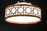 籠目編みの和モダンな竹フレームが素敵な電笠 DC8314