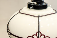 菊菱装飾を施した気品ある電笠 DC8315 在庫2個