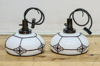 菊菱装飾を施した気品ある電笠 DC8315 在庫2個