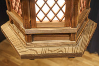 珍品!! 自然の風合いが温かみある木製の灯籠 DC8327