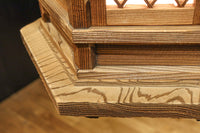 珍品!! 自然の風合いが温かみある木製の灯籠 DC8327