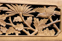 お花や小鳥の美しい風景を描いた小型の彫刻飾り DC8346abcd 在庫(a:0b:1 c:0 d:0)枚