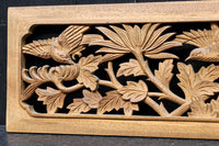 お花や小鳥の美しい風景を描いた小型の彫刻飾り DC8346abcd 在庫(a:0b:1 c:0 d:0)枚