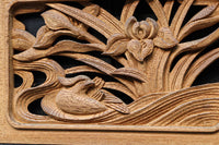 縁起の良い絵柄で品格ある小型の彫刻飾り DC8348abcd 在庫(a:0b:0 c:1 d:1)枚