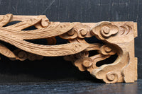 優雅に舞う鳳凰を描いた小さな彫刻飾り DC8356ab 在庫(a:1 b:1)個