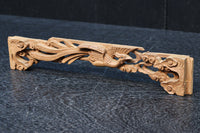 優雅に舞う鳳凰を描いた小さな彫刻飾り DC8356ab 在庫(a:1 b:1)個