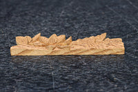 極小!! 蓮の花と葉を上品に描いた彫刻飾りセット DC8362 在庫2個一組