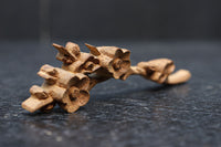 極小!! 可愛らしい梅の花が咲くとても小さな彫刻飾りセット DC8364 在庫2個一組