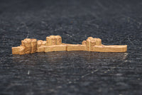 極小!! 可愛らしい梅の花が咲くとても小さな彫刻飾りセット DC8364 在庫2個一組