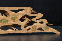 鳳凰を繊細に描いた小型彫刻飾り DC8366ab 在庫(a:1 b:0)枚