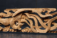 鳳凰を繊細に描いた小型彫刻飾り DC8366ab 在庫(a:1 b:0)枚