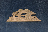 水辺の波模様を描いた小型彫刻飾り DC8371 在庫7枚