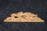 水辺の波模様を描いた小型彫刻飾り DC8371 在庫7枚