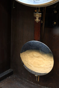 木目調の色合いが映える壁掛け時計【不動】 DC8383