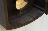 木目調の色合いが映える壁掛け時計【不動】 DC8383