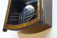 木目調の色合いが映える壁掛け時計【不動】 DC8383