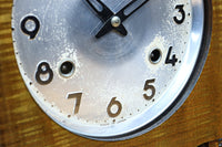 木目調の色合いが映える壁掛け時計【不動】 DC8383