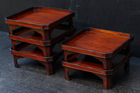 自然の風合いが上品な四角いお膳 DC8393 在庫3客