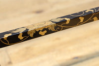 黒漆で雅な気品溢れる手ぬぐい掛け DC8401a